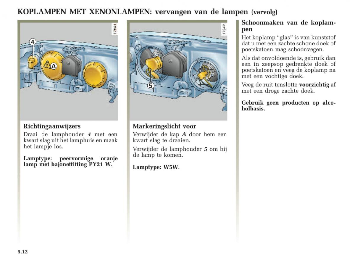 Renault Laguna II 2 handleiding / page 194