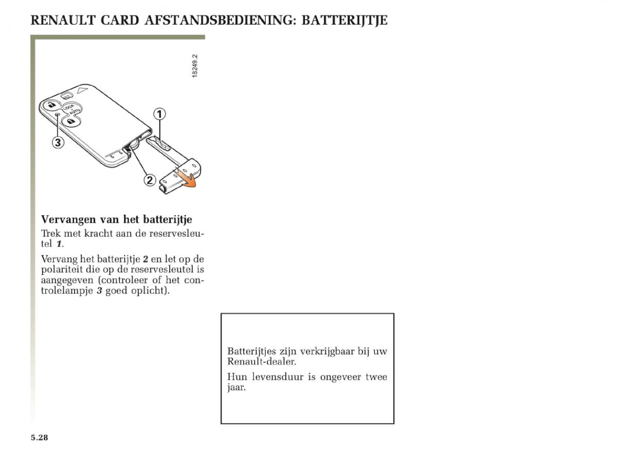 Renault Laguna II 2 handleiding / page 210