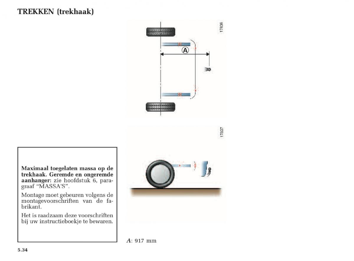 Renault Laguna II 2 handleiding / page 216