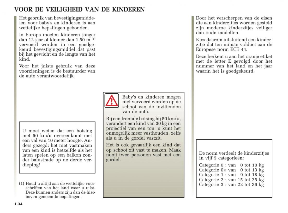 Renault Laguna II 2 handleiding / page 40