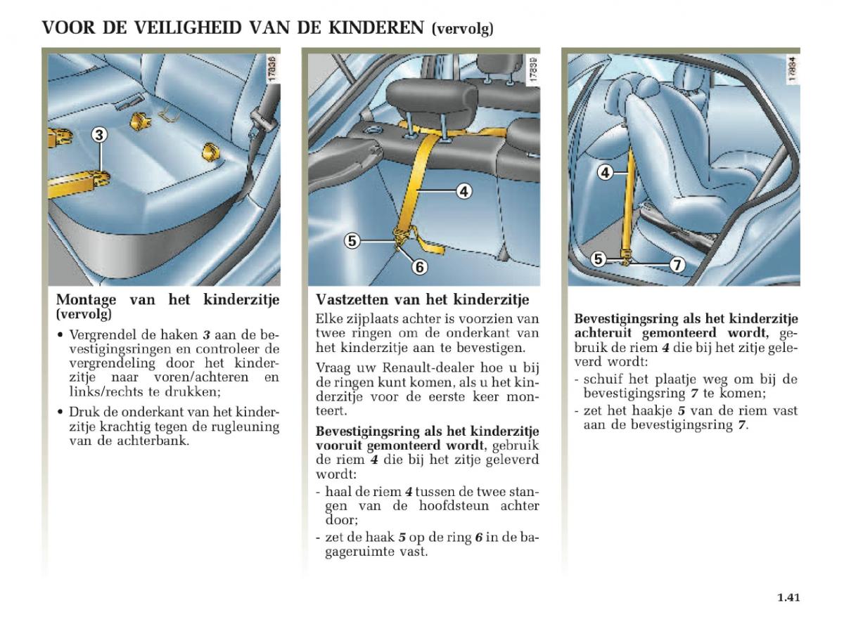 Renault Laguna II 2 handleiding / page 47