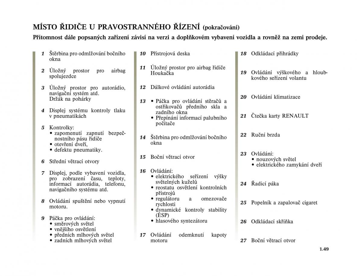 Renault Laguna II 2 navod k obsludze / page 57