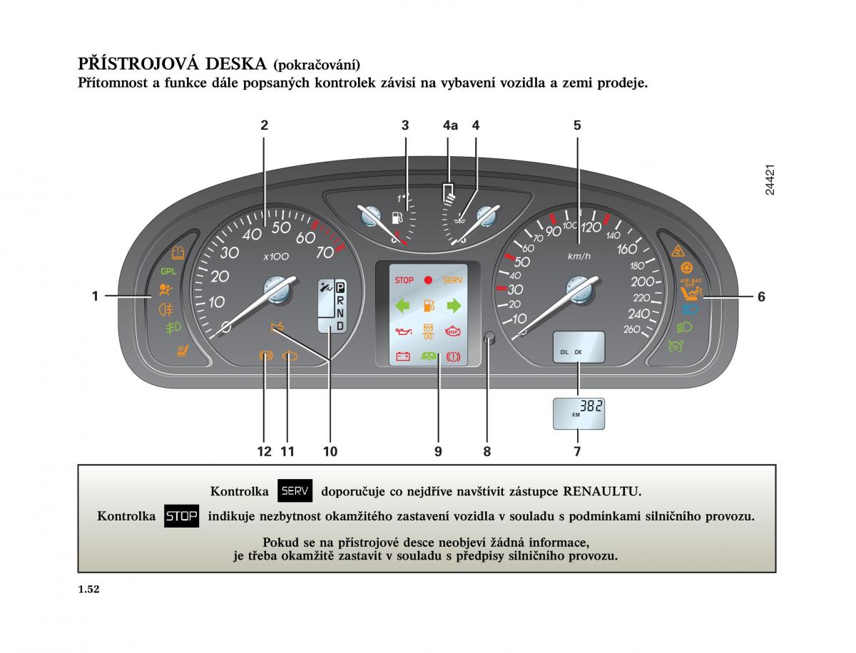 Renault Laguna II 2 navod k obsludze / page 60