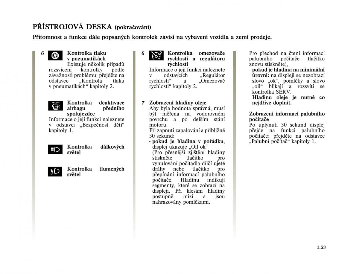 Renault Laguna II 2 navod k obsludze / page 61