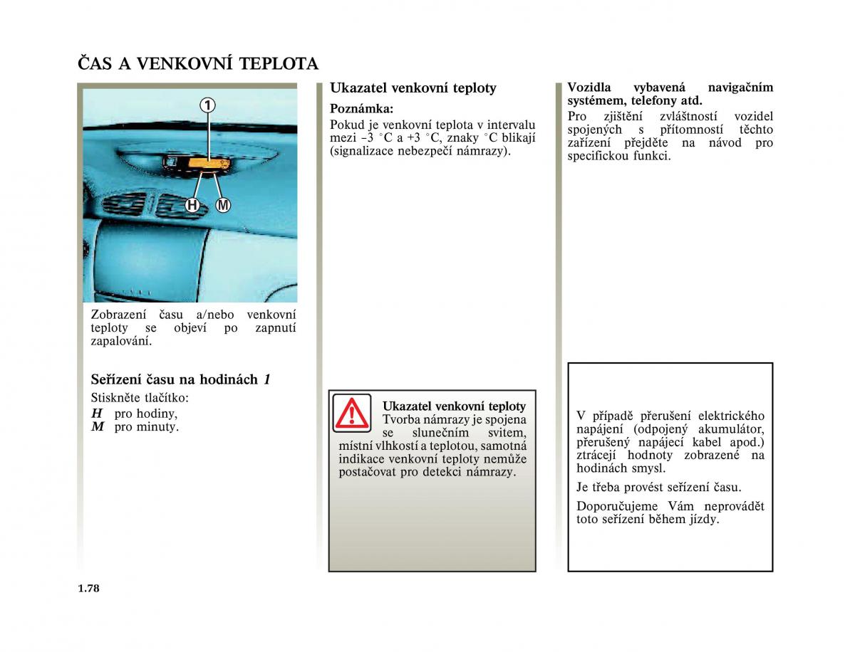 Renault Laguna II 2 navod k obsludze / page 86