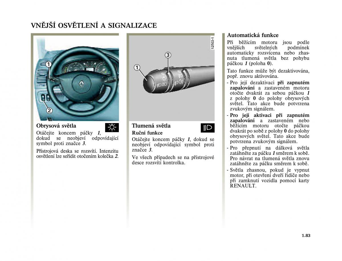 Renault Laguna II 2 navod k obsludze / page 91