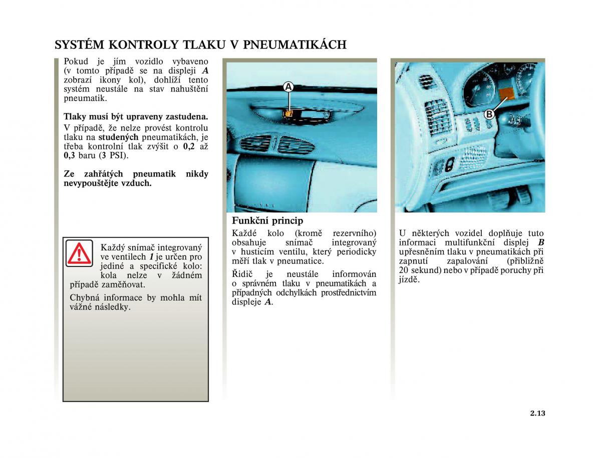 Renault Laguna II 2 navod k obsludze / page 113