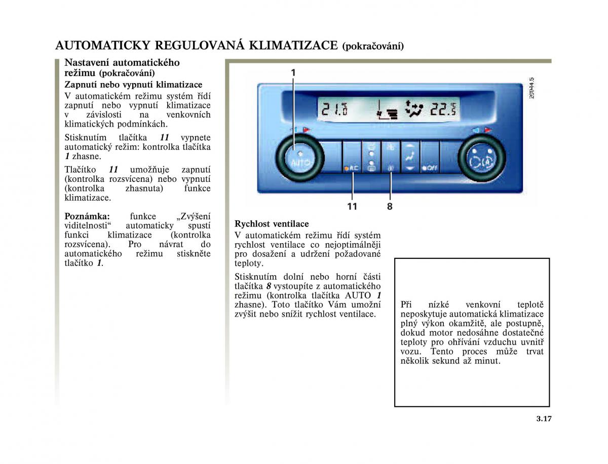 Renault Laguna II 2 navod k obsludze / page 153