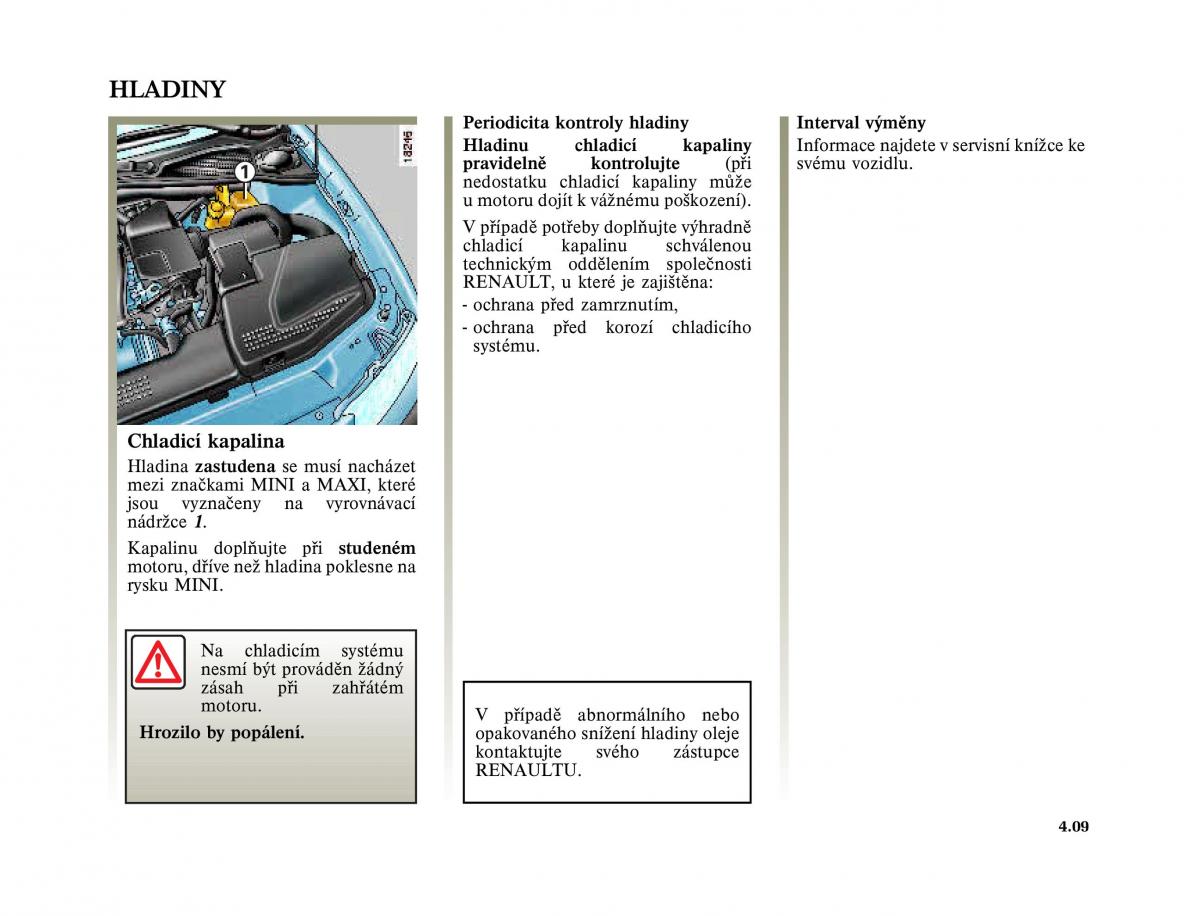 Renault Laguna II 2 navod k obsludze / page 185