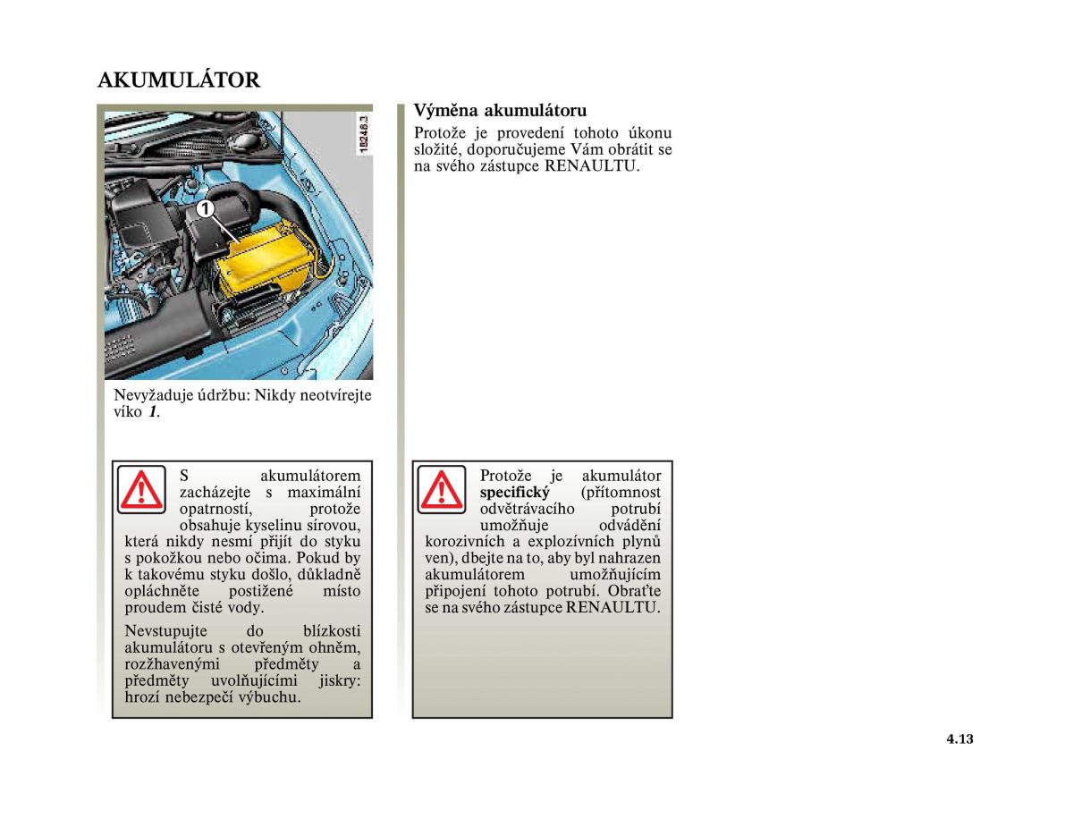 Renault Laguna II 2 navod k obsludze / page 189