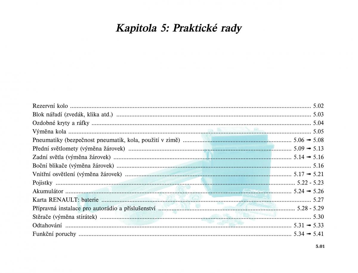 Renault Laguna II 2 navod k obsludze / page 193