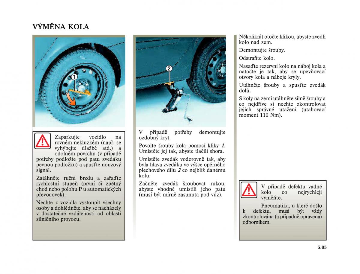 Renault Laguna II 2 navod k obsludze / page 197