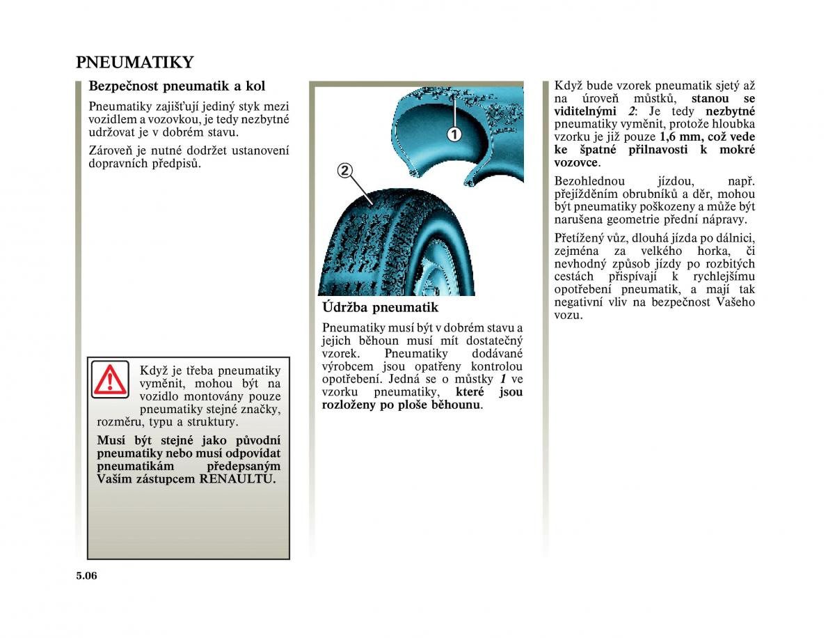 Renault Laguna II 2 navod k obsludze / page 198