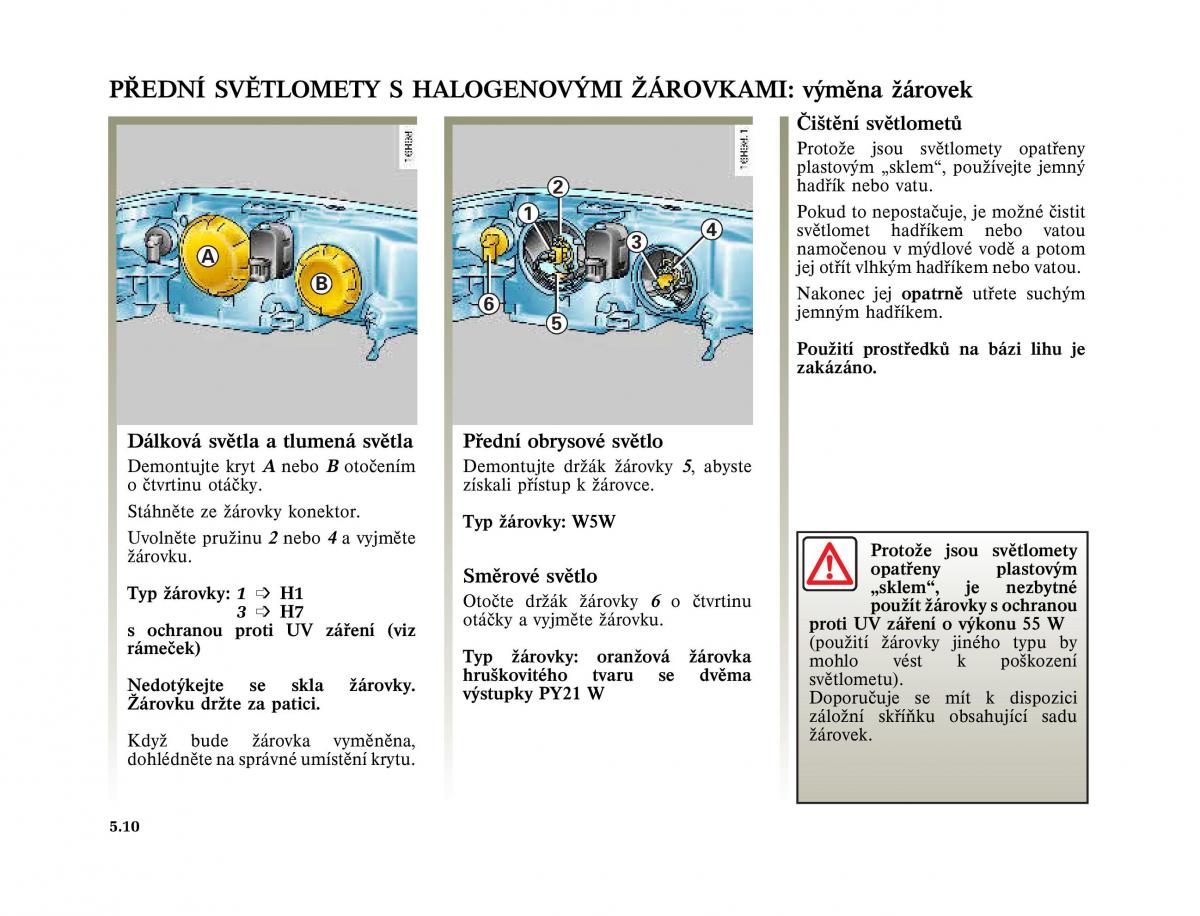 Renault Laguna II 2 navod k obsludze / page 202