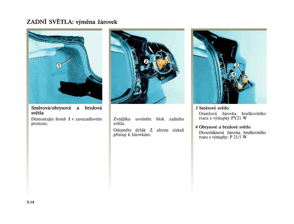 Renault Laguna II 2 navod k obsludze / page 206