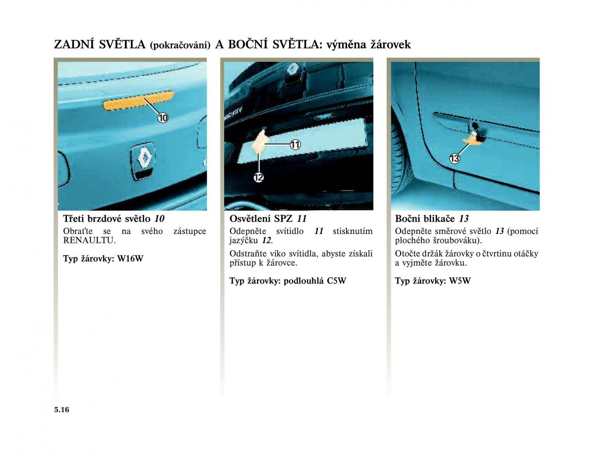 Renault Laguna II 2 navod k obsludze / page 208