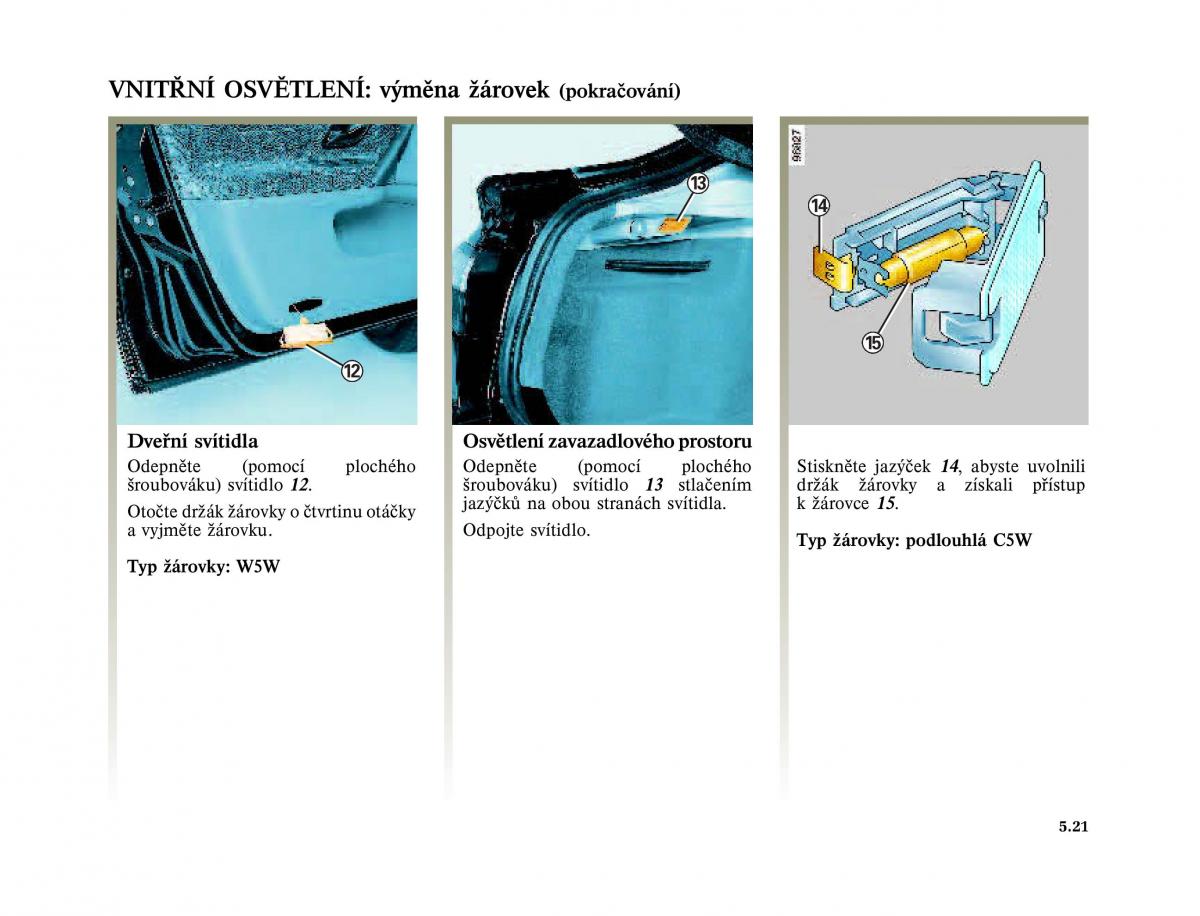 Renault Laguna II 2 navod k obsludze / page 213