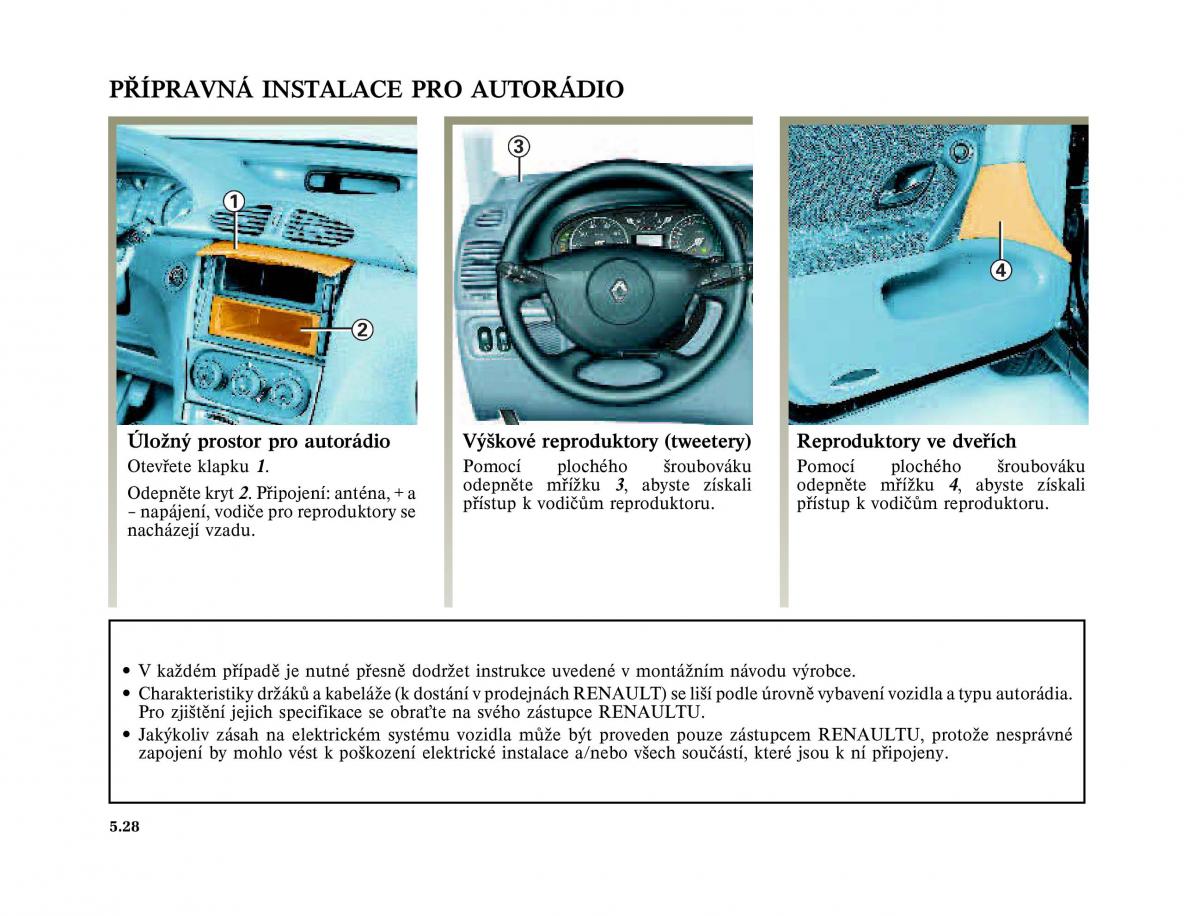 Renault Laguna II 2 navod k obsludze / page 220