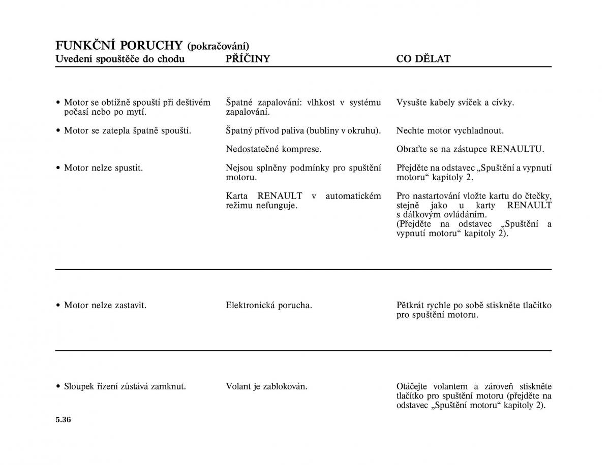 Renault Laguna II 2 navod k obsludze / page 228