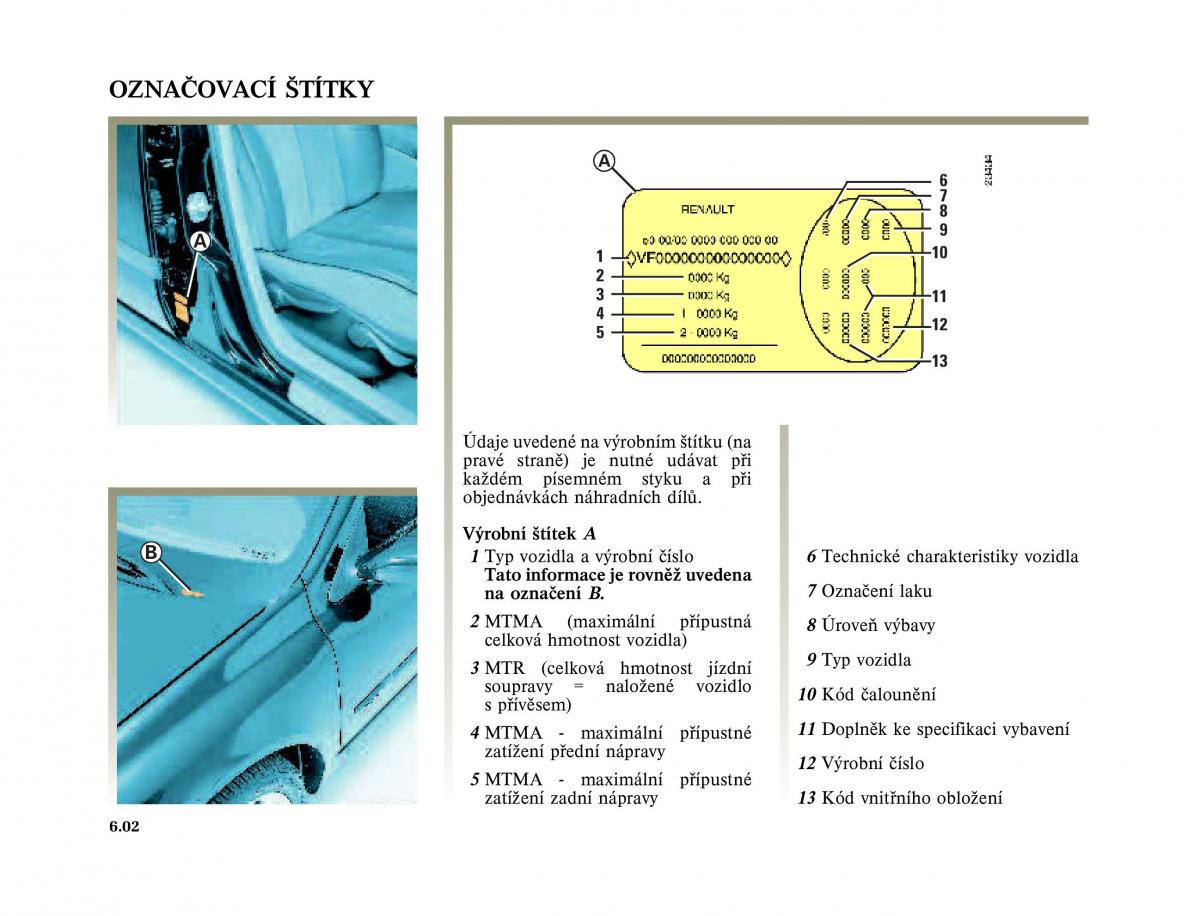 Renault Laguna II 2 navod k obsludze / page 236