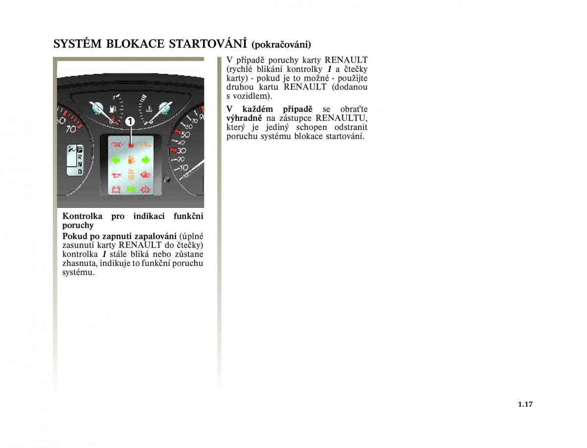 Renault Laguna II 2 navod k obsludze / page 25