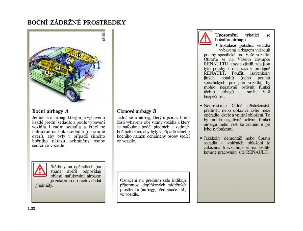 Renault Laguna II 2 navod k obsludze / page 40