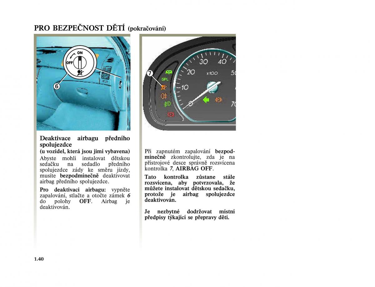 Renault Laguna II 2 navod k obsludze / page 48