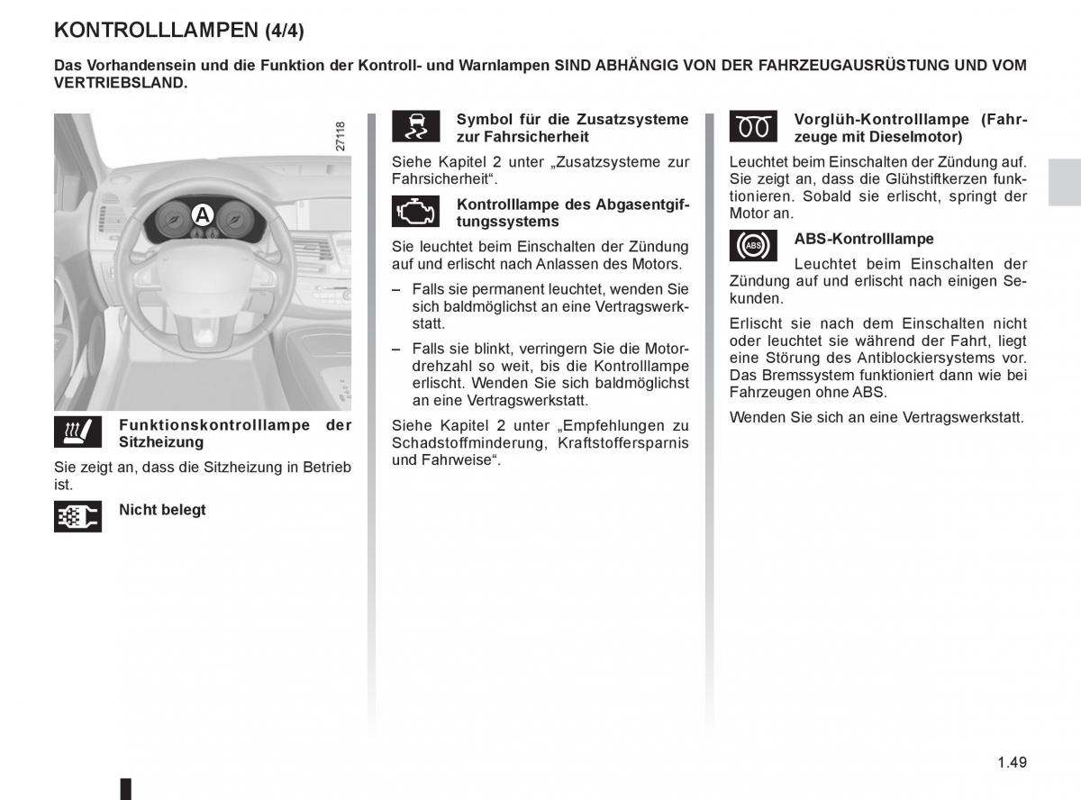 Renault Laguna III 3 Handbuch / page 55