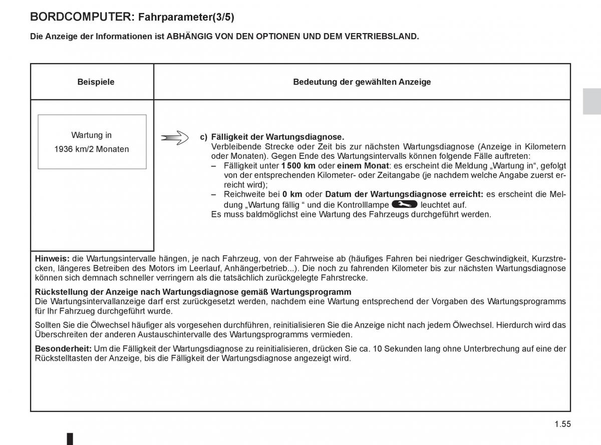 Renault Laguna III 3 Handbuch / page 61