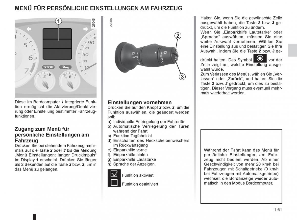 Renault Laguna III 3 Handbuch / page 67