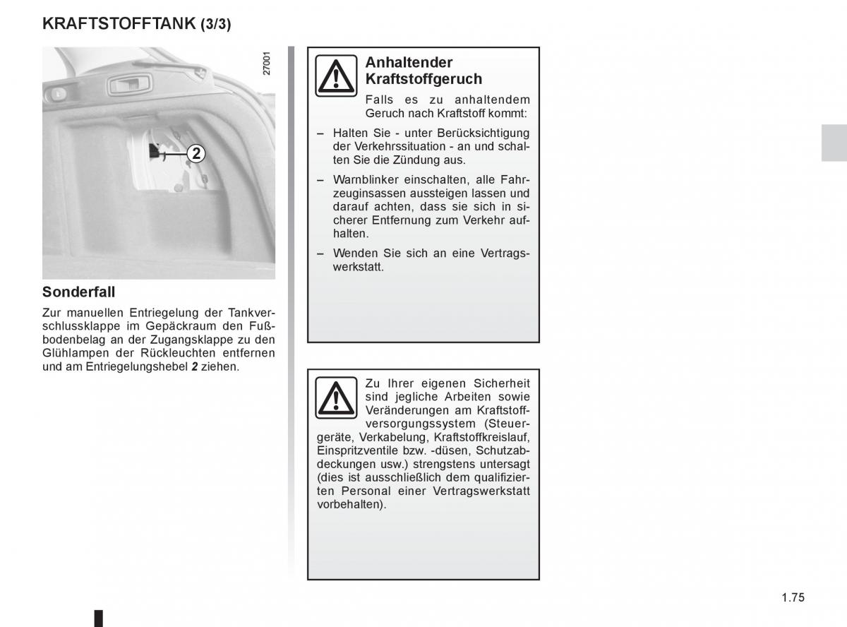 Renault Laguna III 3 Handbuch / page 81