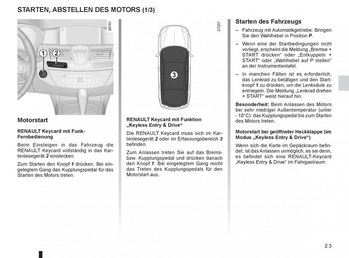 Renault Laguna III 3 Handbuch / page 85