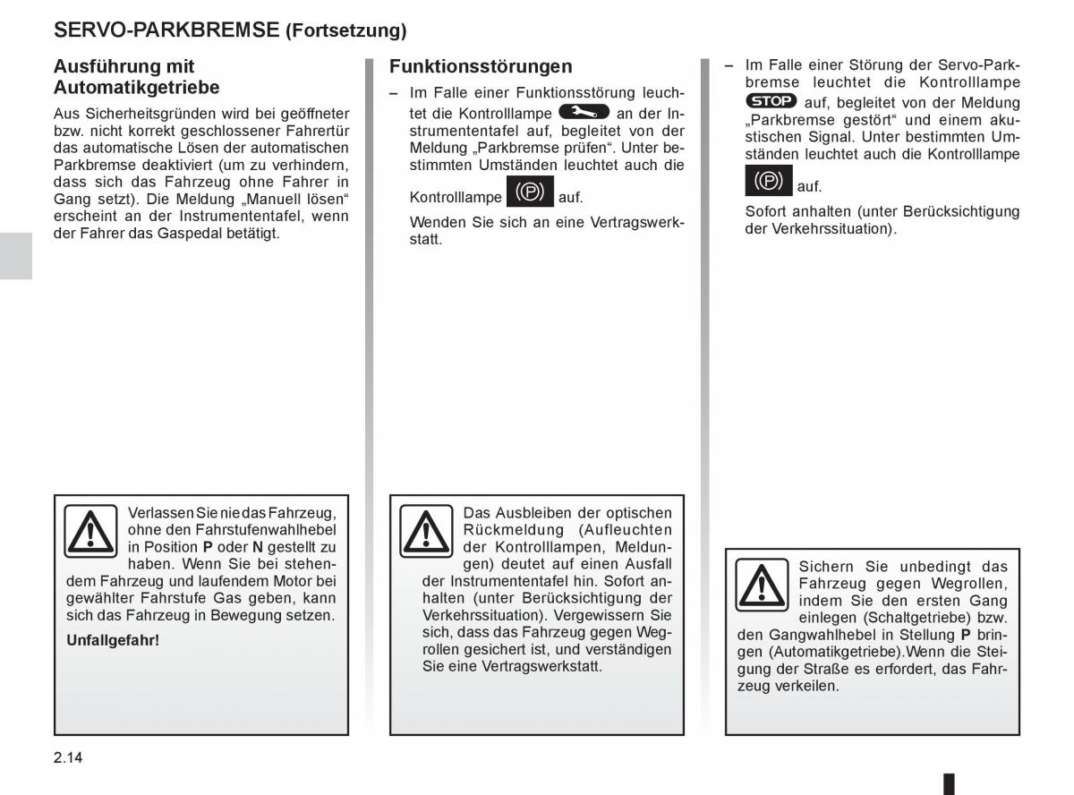 Renault Laguna III 3 Handbuch / page 96