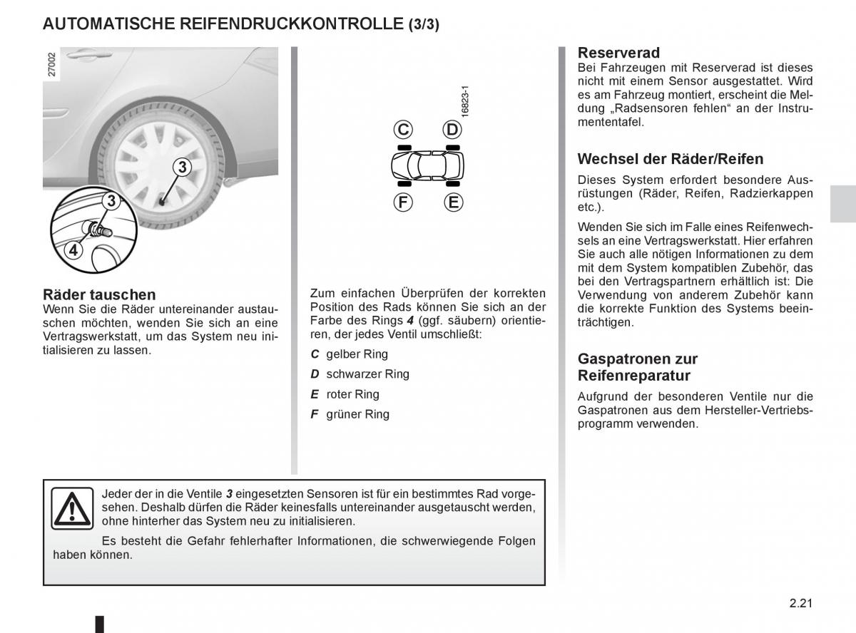 Renault Laguna III 3 Handbuch / page 103