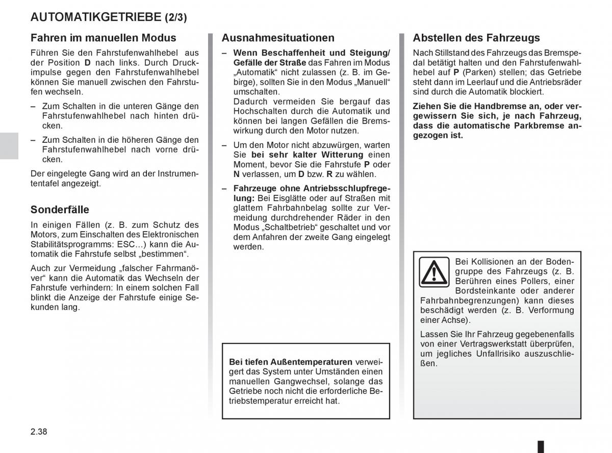 Renault Laguna III 3 Handbuch / page 120