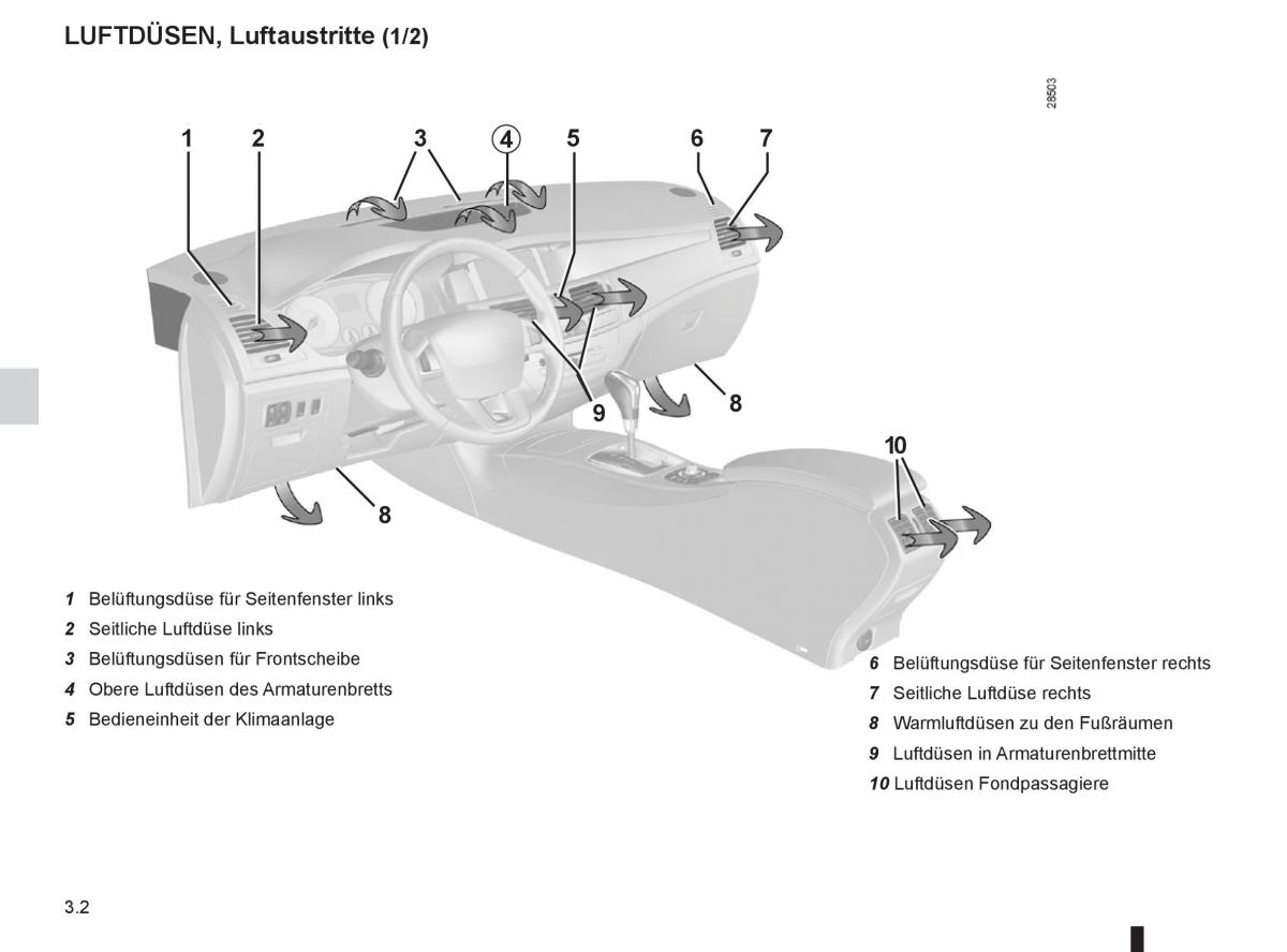 Renault Laguna III 3 Handbuch / page 124