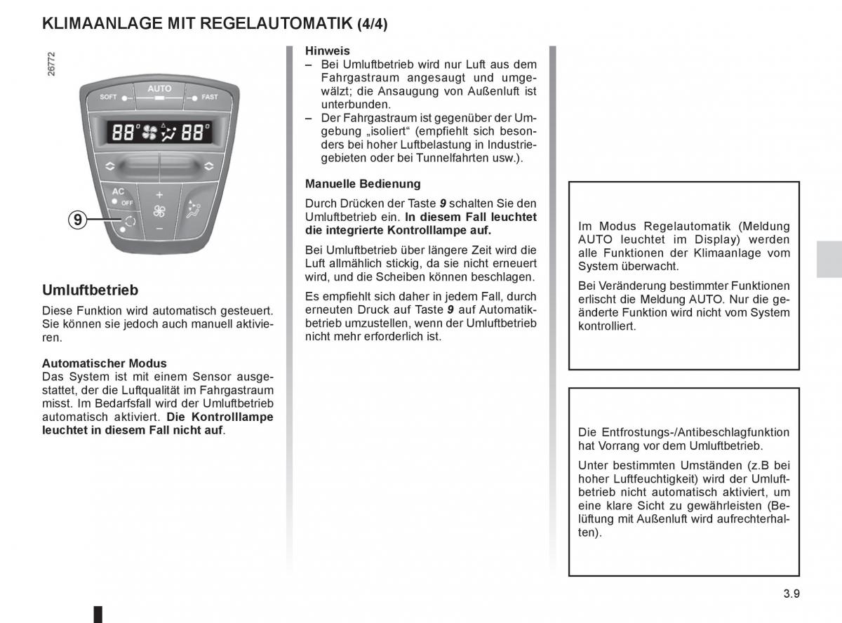 Renault Laguna III 3 Handbuch / page 131