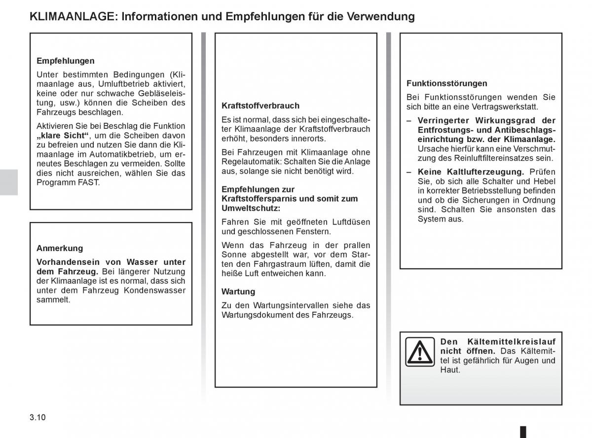 Renault Laguna III 3 Handbuch / page 132