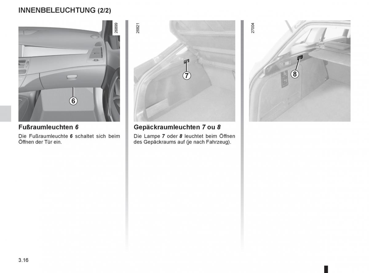 Renault Laguna III 3 Handbuch / page 138