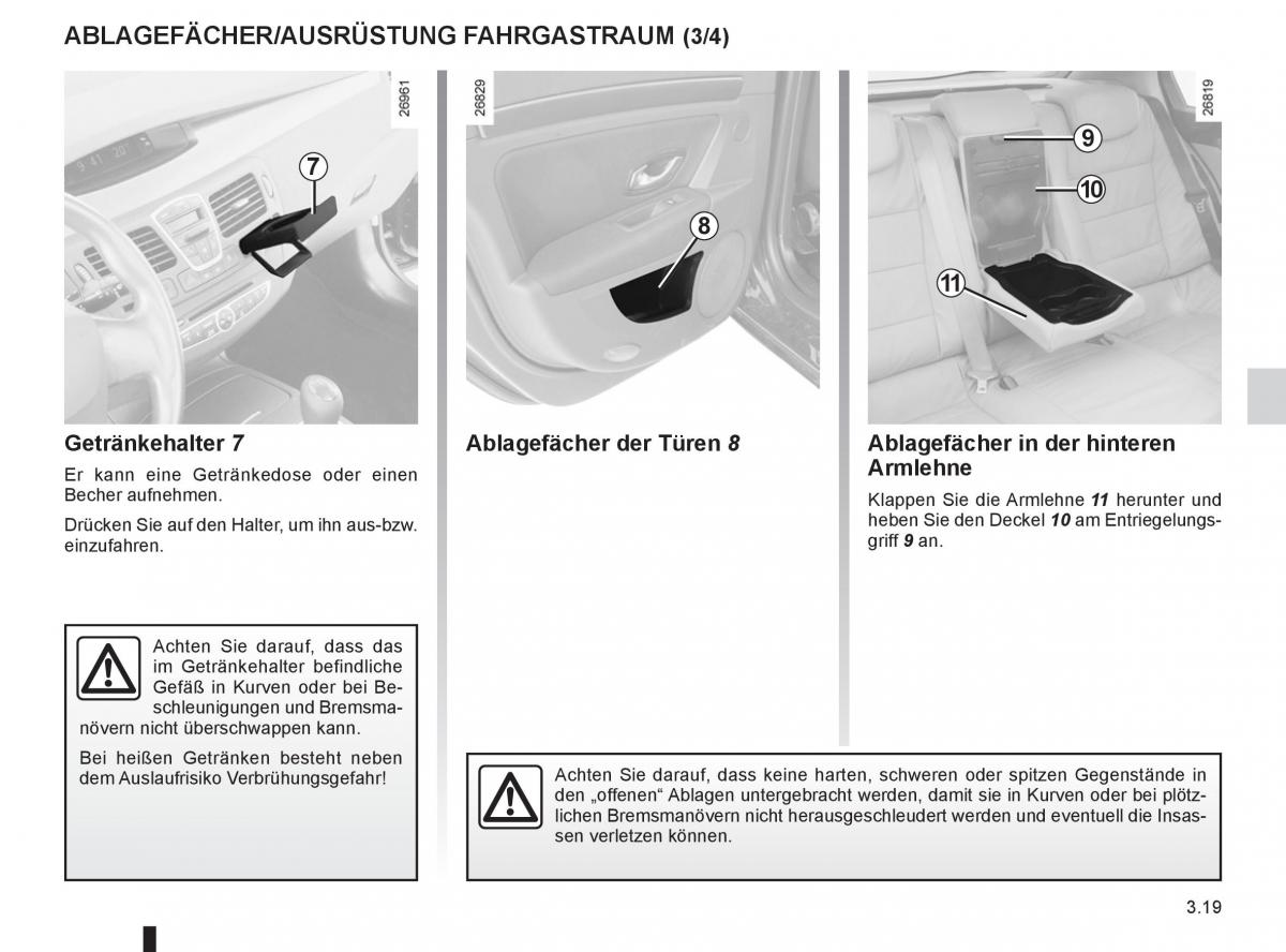 Renault Laguna III 3 Handbuch / page 141