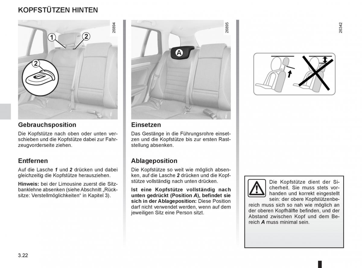 Renault Laguna III 3 Handbuch / page 144