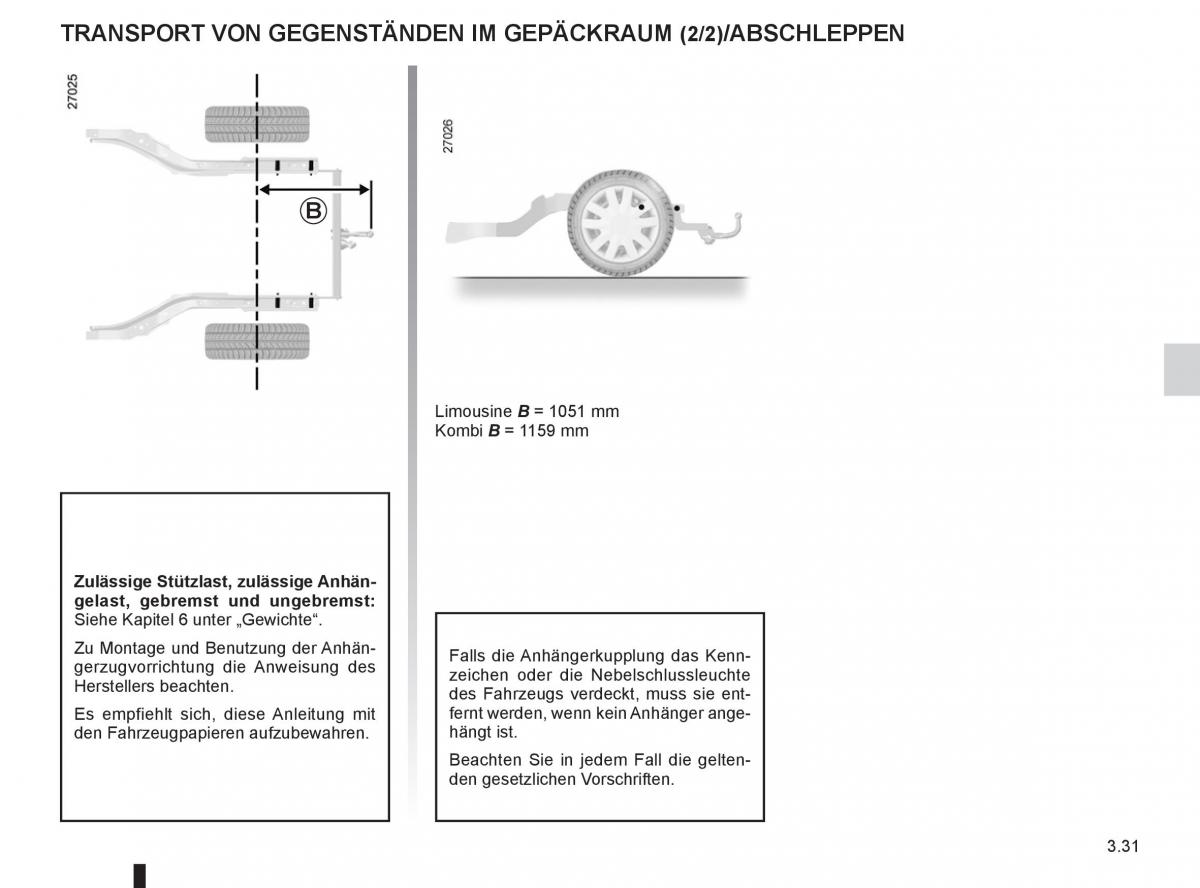 Renault Laguna III 3 Handbuch / page 153