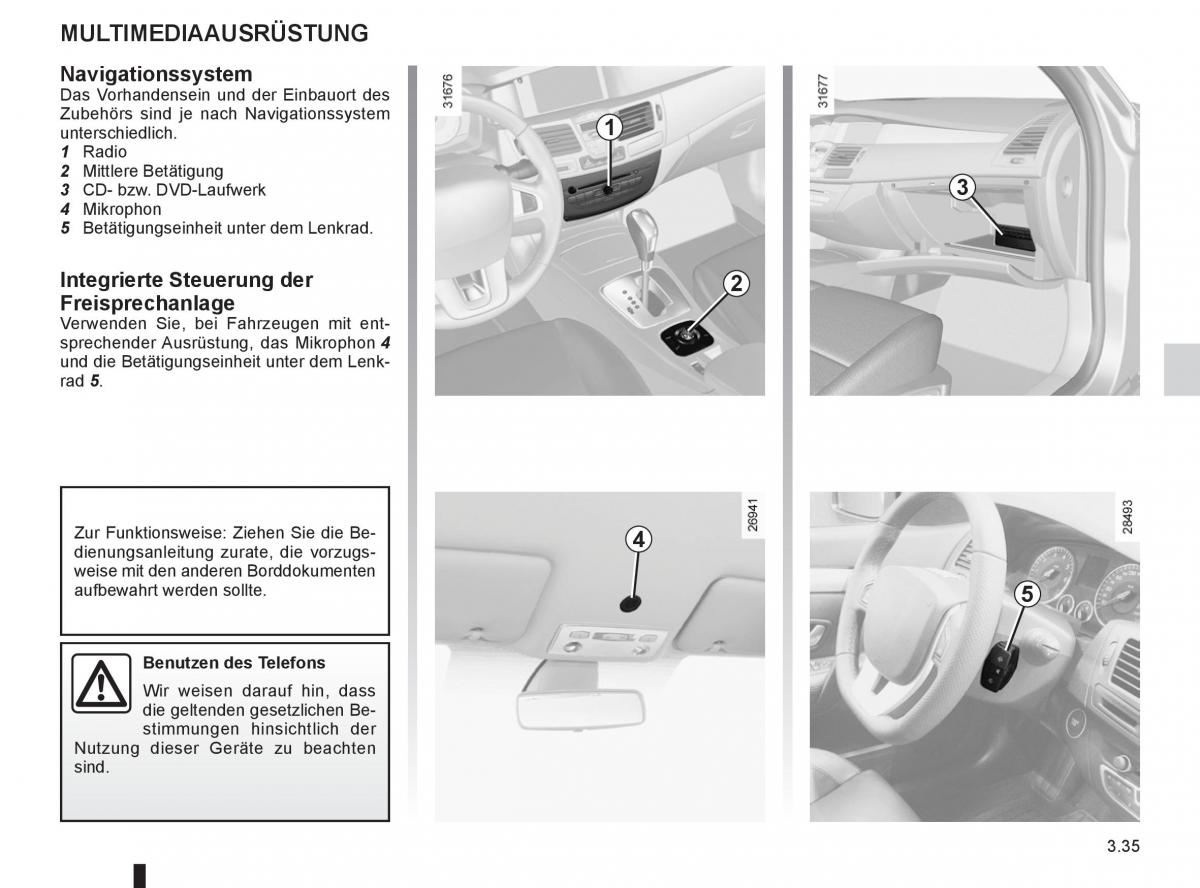 Renault Laguna III 3 Handbuch / page 157