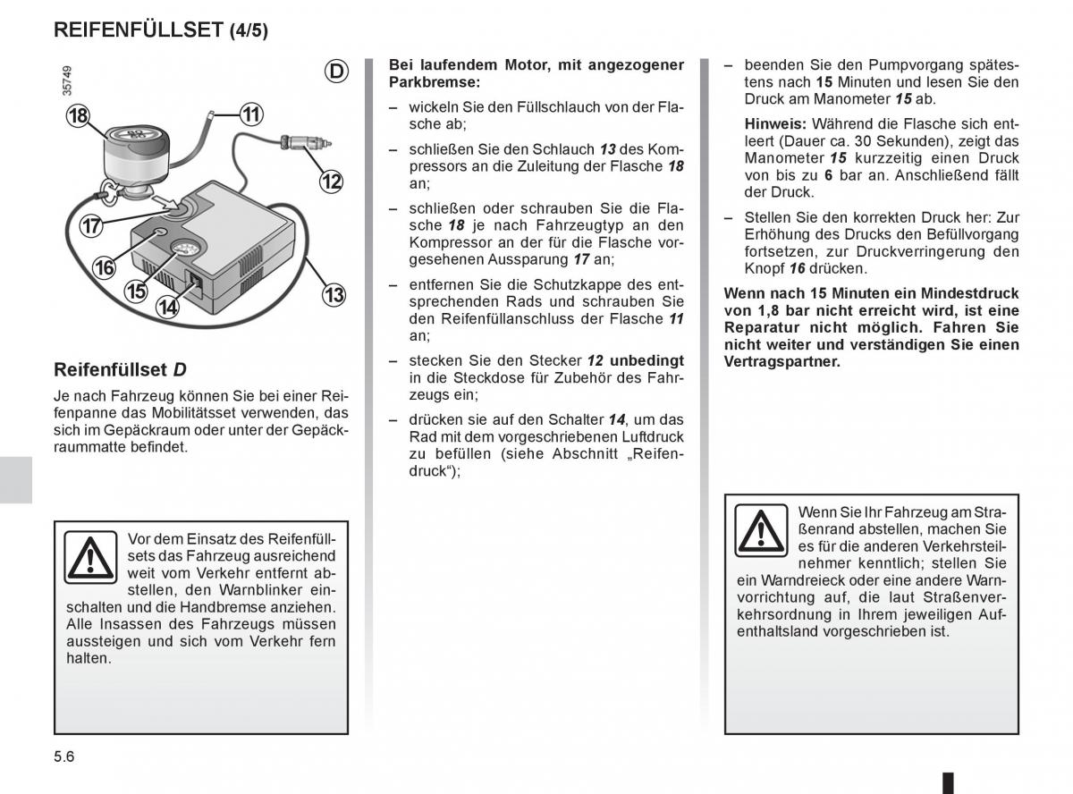 Renault Laguna III 3 Handbuch / page 182