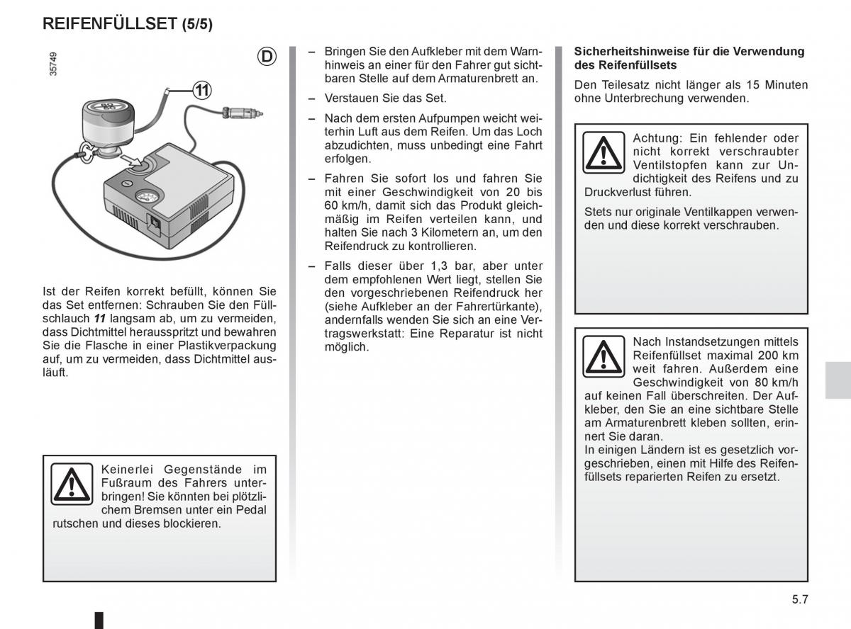 Renault Laguna III 3 Handbuch / page 183