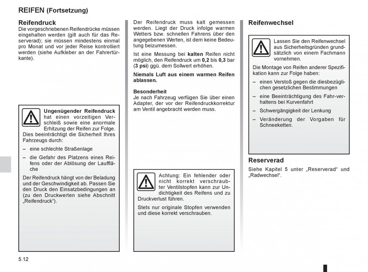 Renault Laguna III 3 Handbuch / page 188