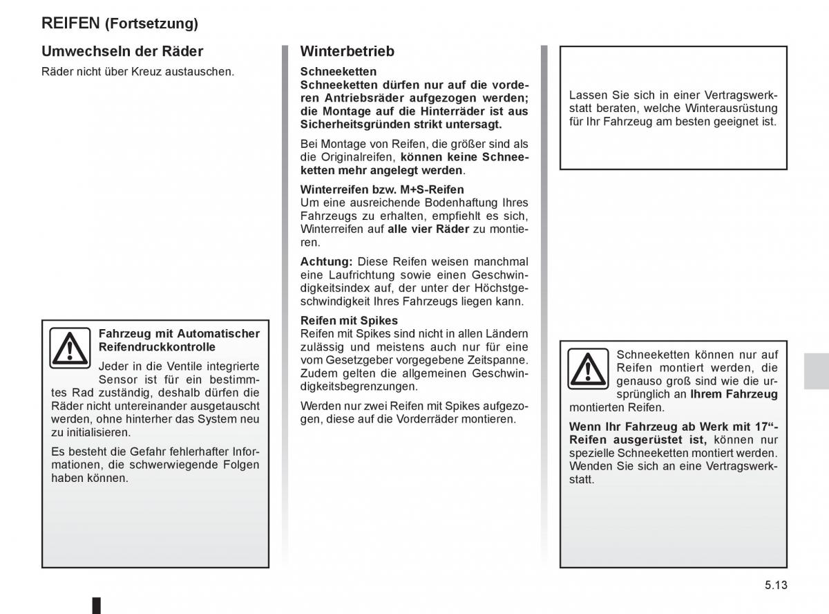 Renault Laguna III 3 Handbuch / page 189