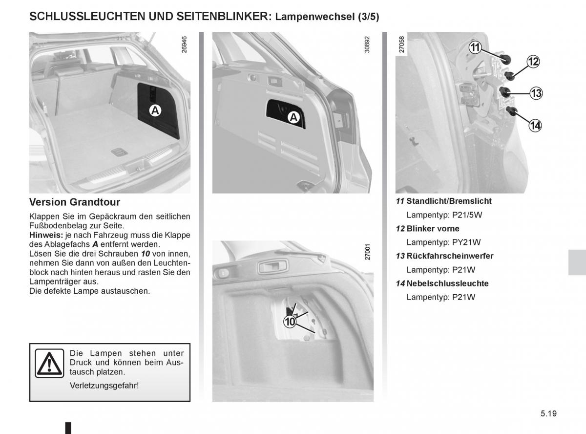 Renault Laguna III 3 Handbuch / page 195