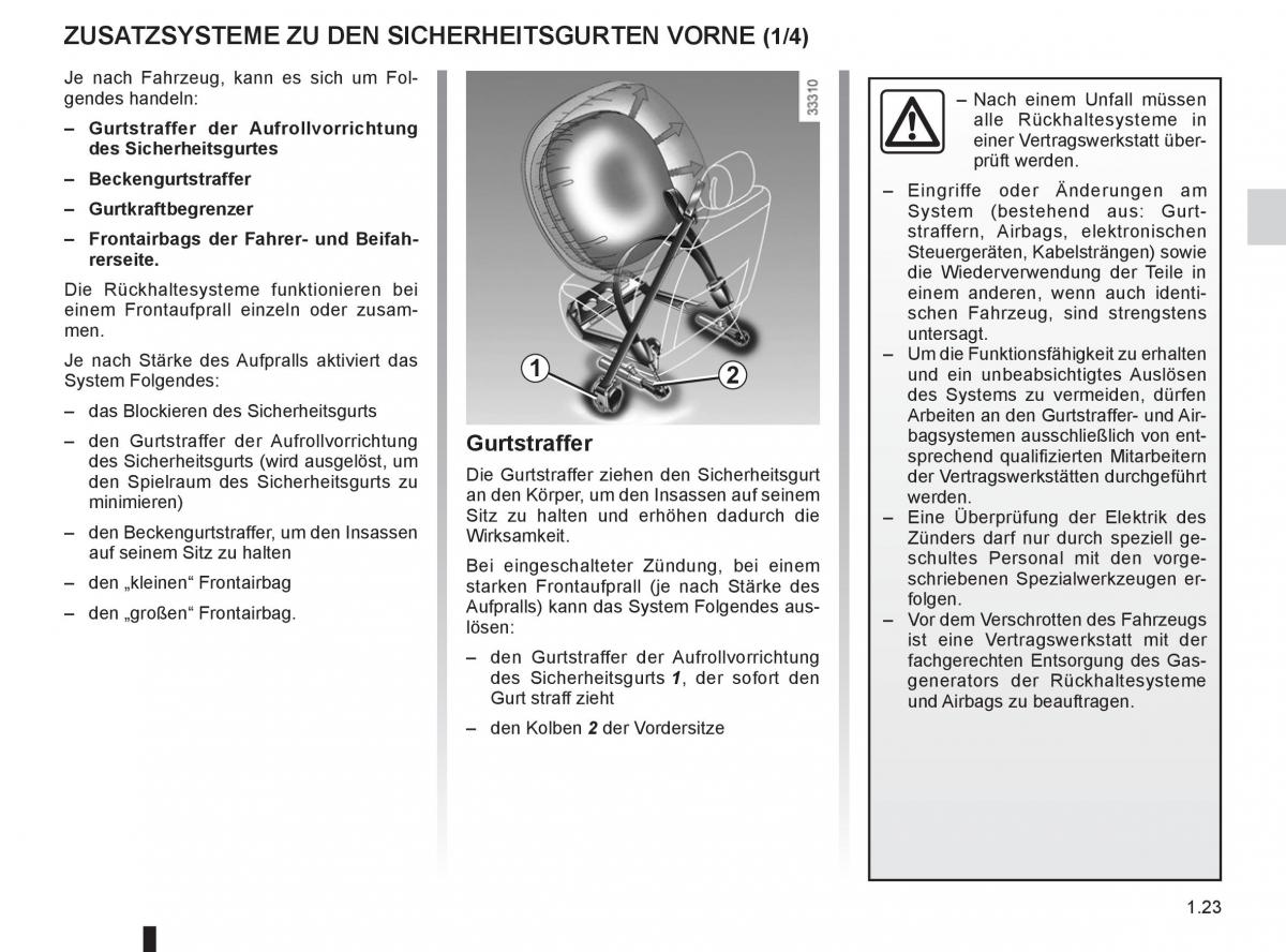 Renault Laguna III 3 Handbuch / page 29