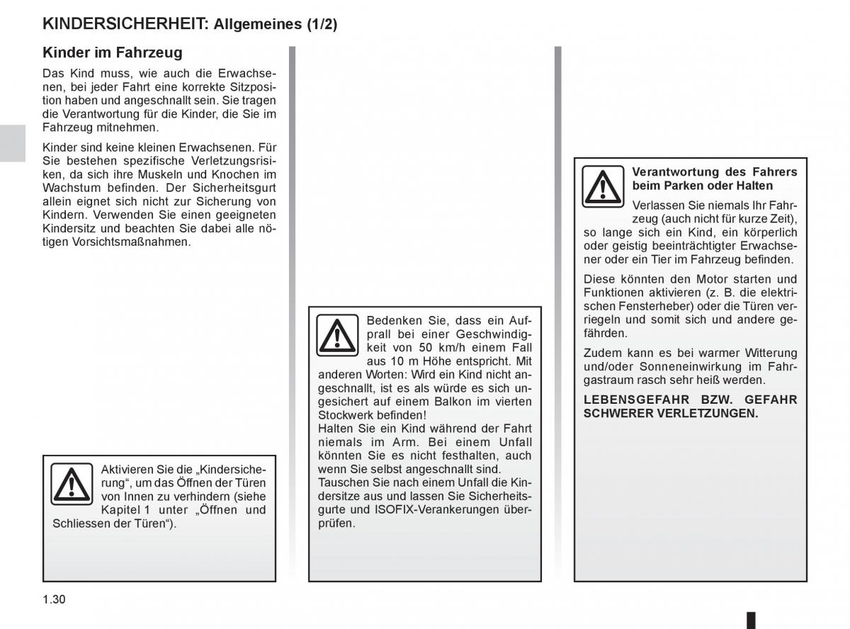 Renault Laguna III 3 Handbuch / page 36